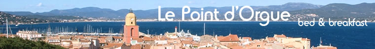 bed & breakfast in Saint Tropez on the French Riviera - guesthouse Le Point d'Orgue